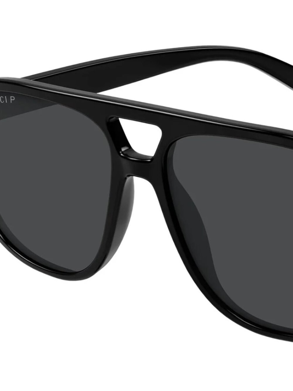 NEW GUCCI GG1856S 005 BLACK GREY POLARIZED MEN'S AVIATOR AUTHENTIC SUNGLASSES - Picture 2 of 5